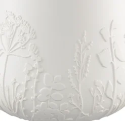 räder Poesie Porzellanvase Blumen weiß