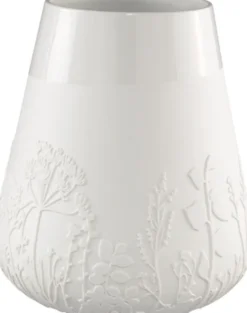 räder Poesie Porzellanvase Blumen weiß