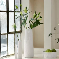räder Raumpoesie Vase Bodenvase weiß