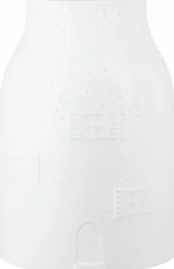 räder Vase Winterhaus groß Porzellan weiß