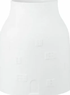 räder Vase Winterhaus klein Porzellan weiß