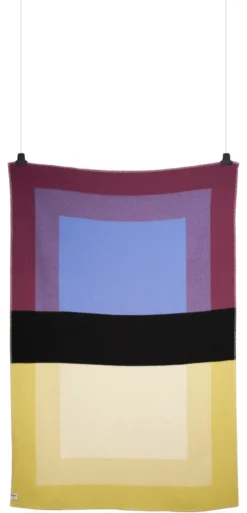 Roros Tweed BENTO Lammwolldecke 200 x 135cm Lemon curd 5252