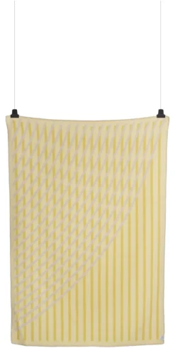 Roros Tweed BISLETT Lammwolldecke 130x200cm Lemon tart 5153
