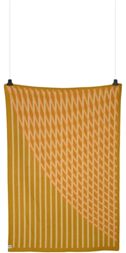 Roros Tweed BISLETT Lammwolldecke 130x200cm Peach & pistachio 5151