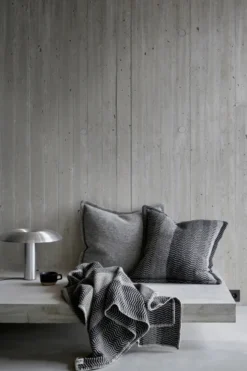 Roros Tweed FRI Lammwolldecke 150 x 200cm Gray Day 3456