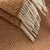 Roros Tweed KATTEFOT Wolldecke 140x220cm Ocker 554065