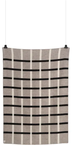 Roros Tweed KNUT Lammwolldecke 135x200cm Taubengrau 5455