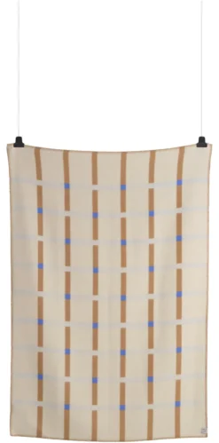Roros Tweed KNUT Lammwolldecke 135x200cm taupe 5453