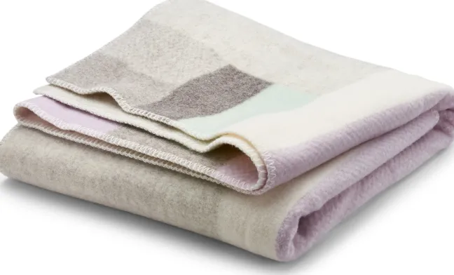 Roros Tweed MIKKEL Lammwolldecke 135x200cm grau 3756
