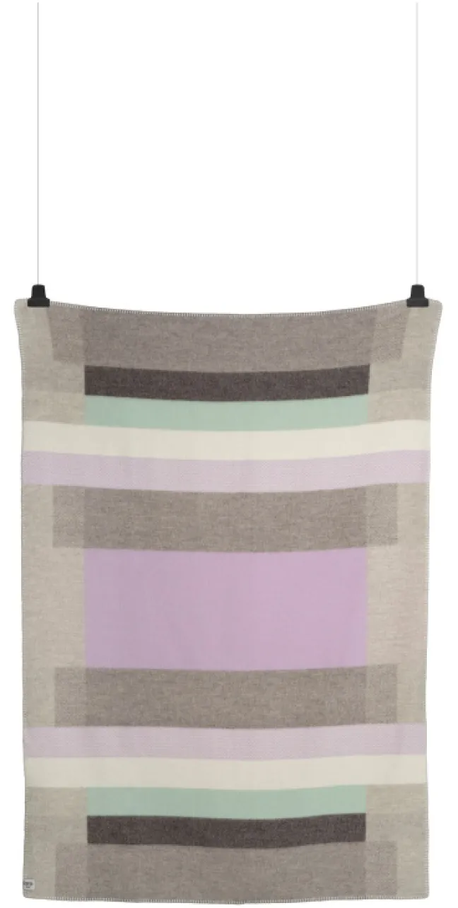Roros Tweed MIKKEL Lammwolldecke 135x200cm grau 3756