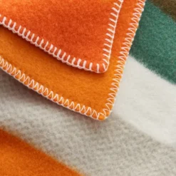 Roros Tweed MIKKEL Lammwolldecke 135x200cm orange 3755