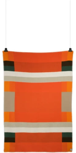 Roros Tweed MIKKEL Lammwolldecke 135x200cm orange 3755