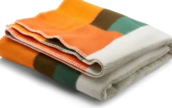 Roros Tweed MIKKEL Lammwolldecke 135x200cm orange 3755