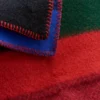 Roros Tweed MIKKEL Wolldecke 135x200cm blau/rot 3751