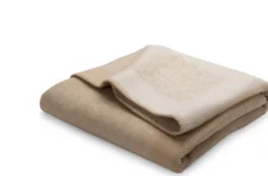 Roros Tweed MINERAL Lammwolldecke 135x200cm Sand 5851