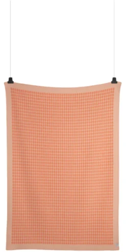 Roros Tweed PALETTE Lammwolldecke Coral 200x135cm 6254