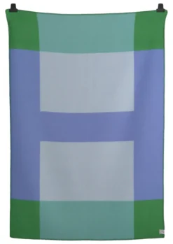 Roros Tweed SYNDIN Lammwolldecke 135 x 200cm blau/grün 1954