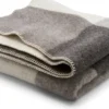 Roros Tweed SYNDIN Lammwolldecke 135 x 200cm grau meliert 1951