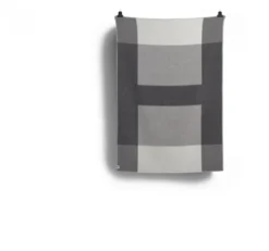 Roros Tweed SYNDIN Lammwolldecke 135 x 200cm grau meliert 1951