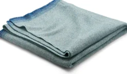 Roros Tweed UNA Lammwolldecke 200 x 150cm blau 3854