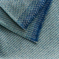 Roros Tweed UNA Lammwolldecke 200 x 150cm blau 3854
