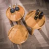Rubjerg Design Couchtisch 3er Set Akazie massiv natur Sale