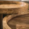 Rubjerg Design Couchtisch Tripod 2er Set Mangoholz massiv sandfarben