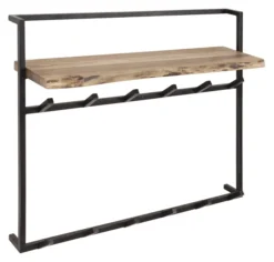 Rubjerg Design Garderobe Air Solid 12 Haken und Hutablage Akazie massiv natur