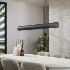 Rubjerg Design Hängelampe Tube mesh 120 Metall Artic schwarz
