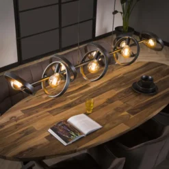 Rubjerg Design Hängeleuchte Hover 8 Leuchten Metall schwarz
