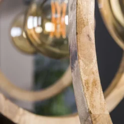 Rubjerg Design Hängeleuchte Round Wood 3 Leuchten Mangoholz massiv natur Sale