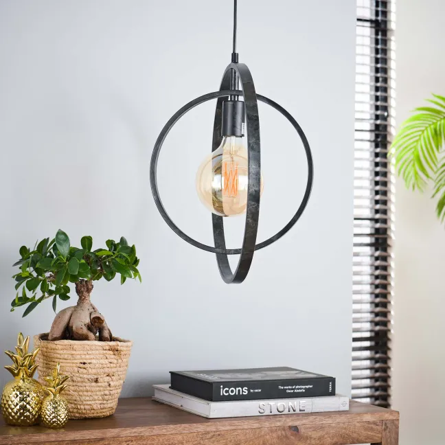 Rubjerg Design Hängeleuchte Turn 1 Leuchte Metall schwarz