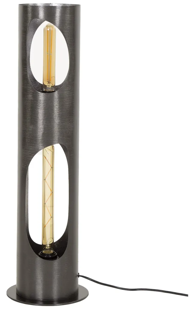 Rubjerg Design Stehlampe Ø20cm Organic Zylinder Schwarz Nickel