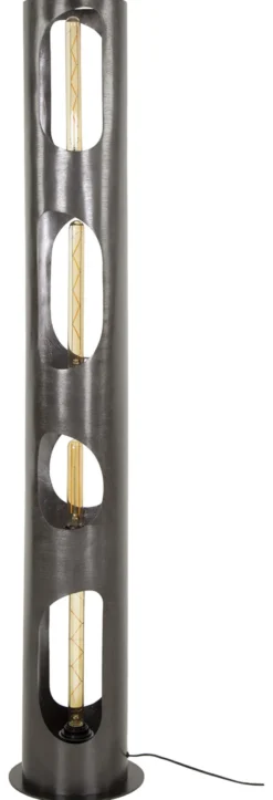 Rubjerg Design Stehlampe Ø20cm Organic Zylinder XL Schwarz Nickel