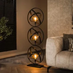 Rubjerg Design Stehlampe Galaxy 3 Leuchten Metall Artic schwarz