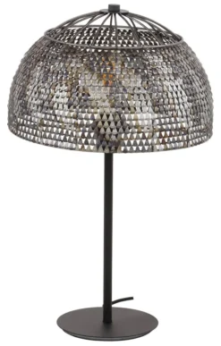 Rubjerg Design Tischlampe Armor ⌀35cm Metall schwarz/braun