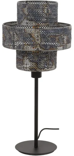 Rubjerg Design Tischlampe Lantern 1 Leuchte Metall schwarz/braun