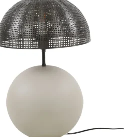 Rubjerg Design Tischlampe Sphere L 1 Leuchte Metall natur grau