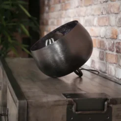 Rubjerg Design Tischleuchte Korb Ø28cm Metall schwarz nickel