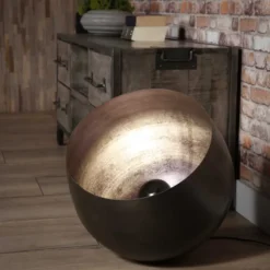 Rubjerg Design Tischleuchte Korb XL Ø50cm Metall schwarz nickel