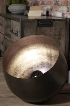 Rubjerg Design Tischleuchte Korb XL Ø50cm Metall schwarz nickel
