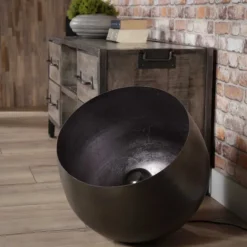 Rubjerg Design Tischleuchte Korb XL Ø50cm Metall schwarz nickel