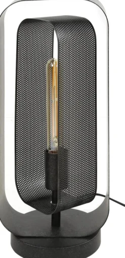 Rubjerg Design Tischleuchte Mesh 1 Leuchte Metall Artic schwarz