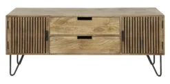 Rubjerg Design TV-Board Tweak Mangoholz massiv sandfarben