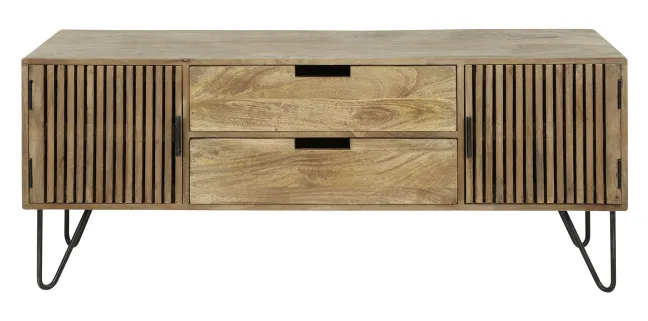 Rubjerg Design TV-Board Tweak Mangoholz massiv sandfarben