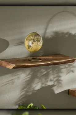 Rubjerg Design Wandregal Edge 60 Akazie massiv natur