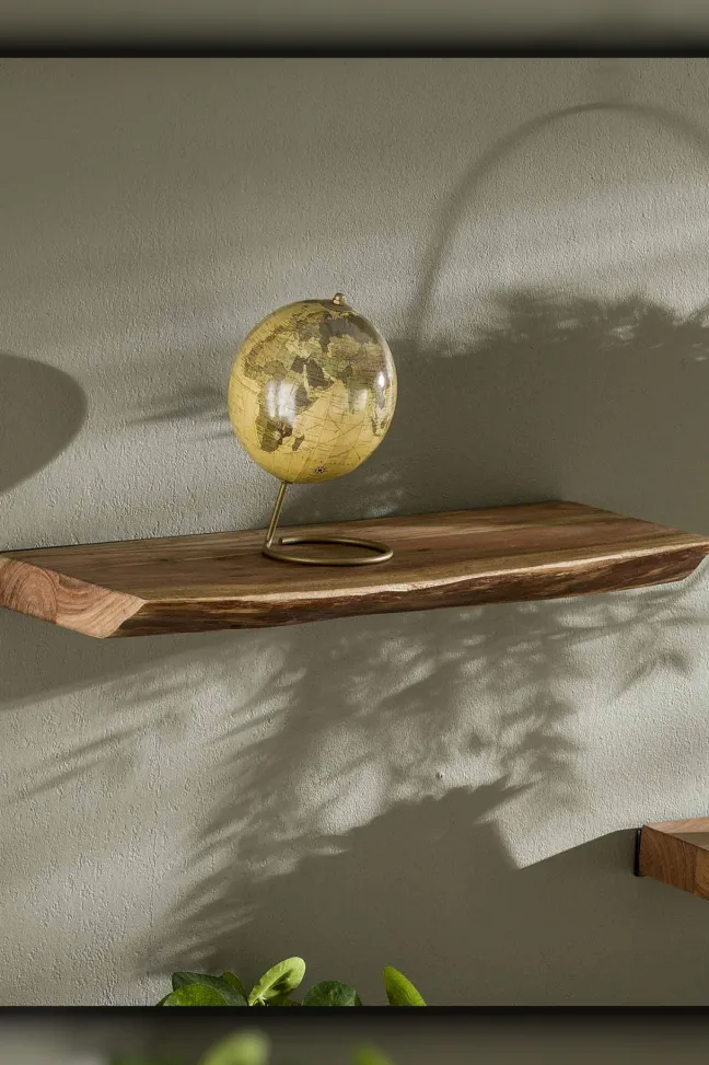 Rubjerg Design Wandregal Edge 60 Akazie massiv natur