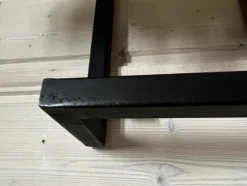 Rubjerg Design Wandregal Edge 20cm Metall/Akazie massiv natur