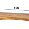 Rubjerg Design Wandregal Organic 120cm Akazie massiv natur