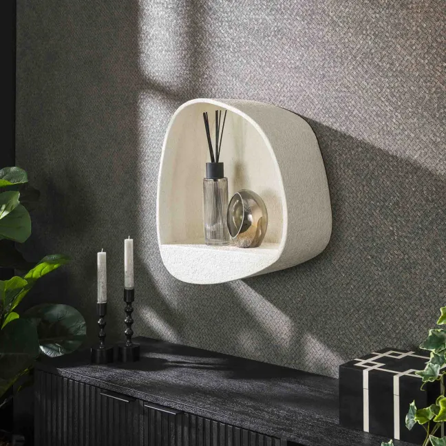 Rubjerg Design Wandregal Stone breit Marmor